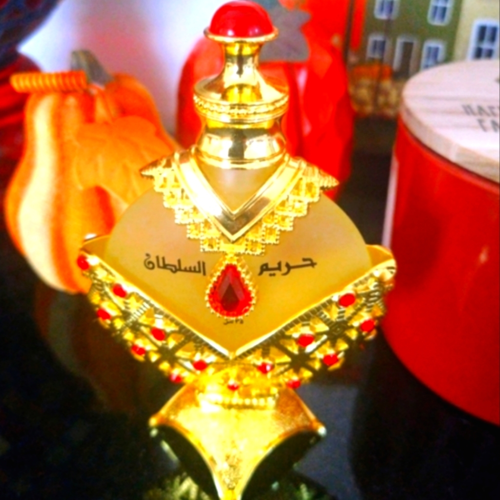 💛HAREEM AL SULTAN GOLD Oil Perfume (35ml) 💘& sample Spray Authentic✅ Brand New - Picture 2 of 16